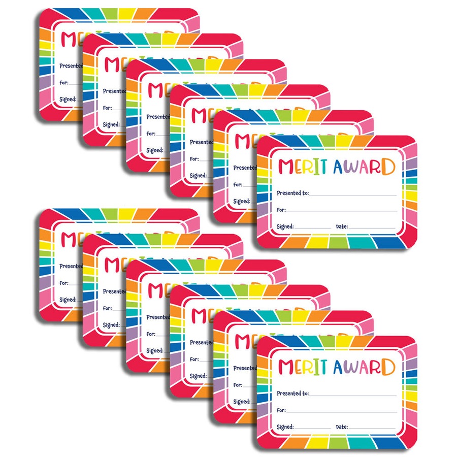 Buy 12x 30pc Learning Can Be Fun Giggle & Grow Merit Award Certificates ...