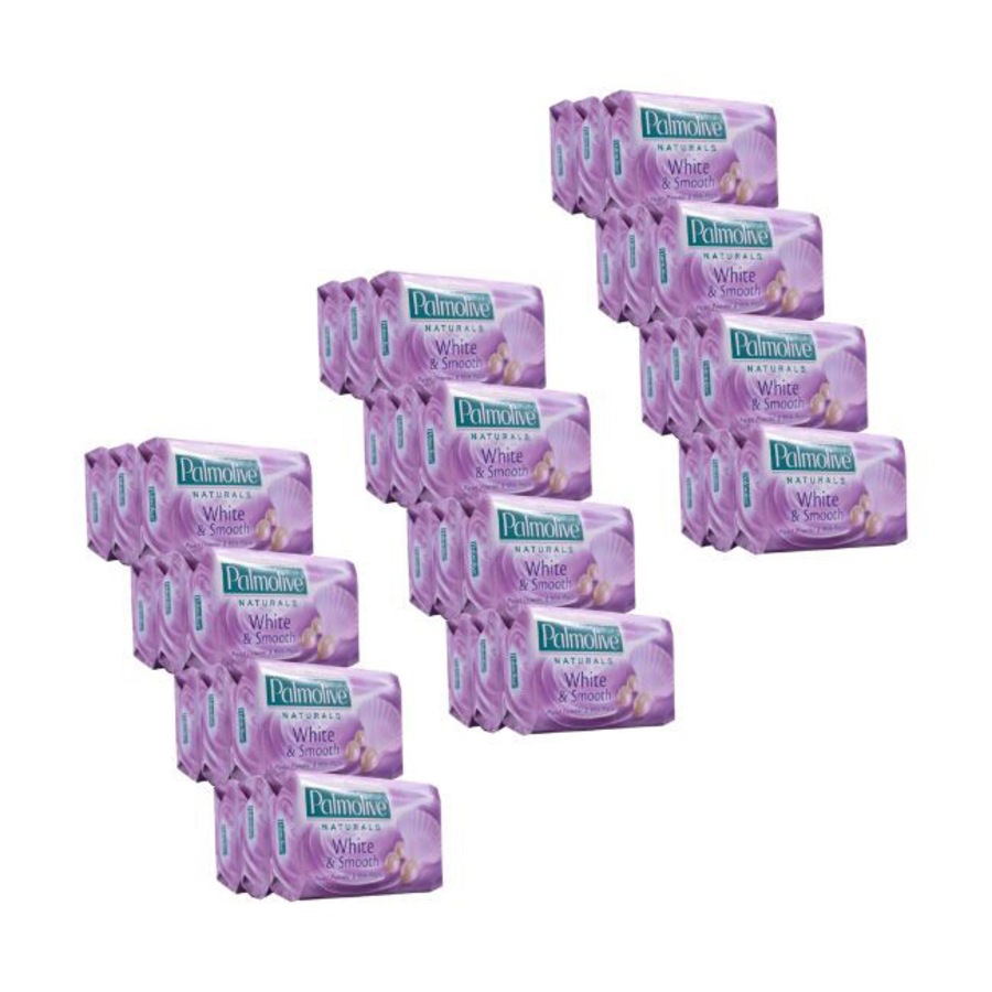12x 3pc Palmolive Naturals Pearl Powder & Milk Protein Soap Bar 80g Body Care