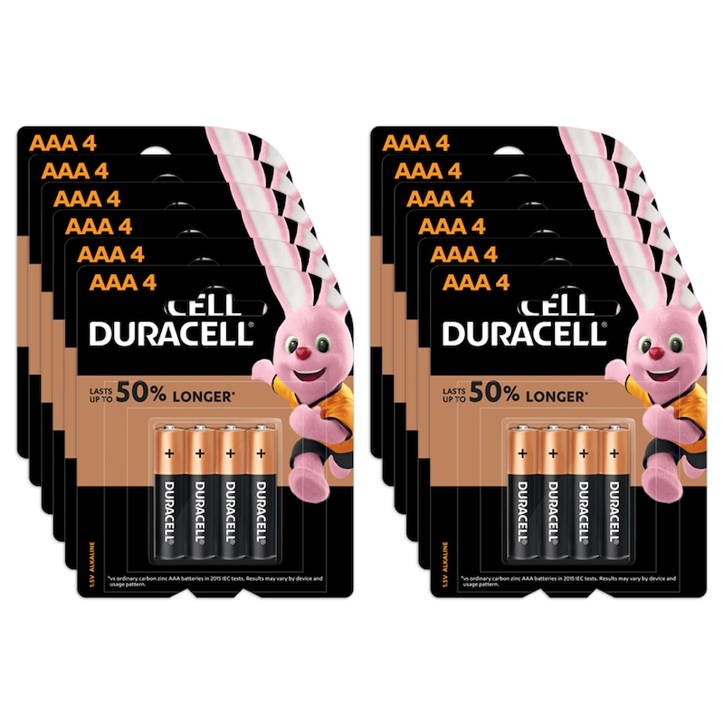 Buy 12x 4pc Duracell Coppertop Aaa Size Alkaline Battery Single Use Batteries Mydeal 0951