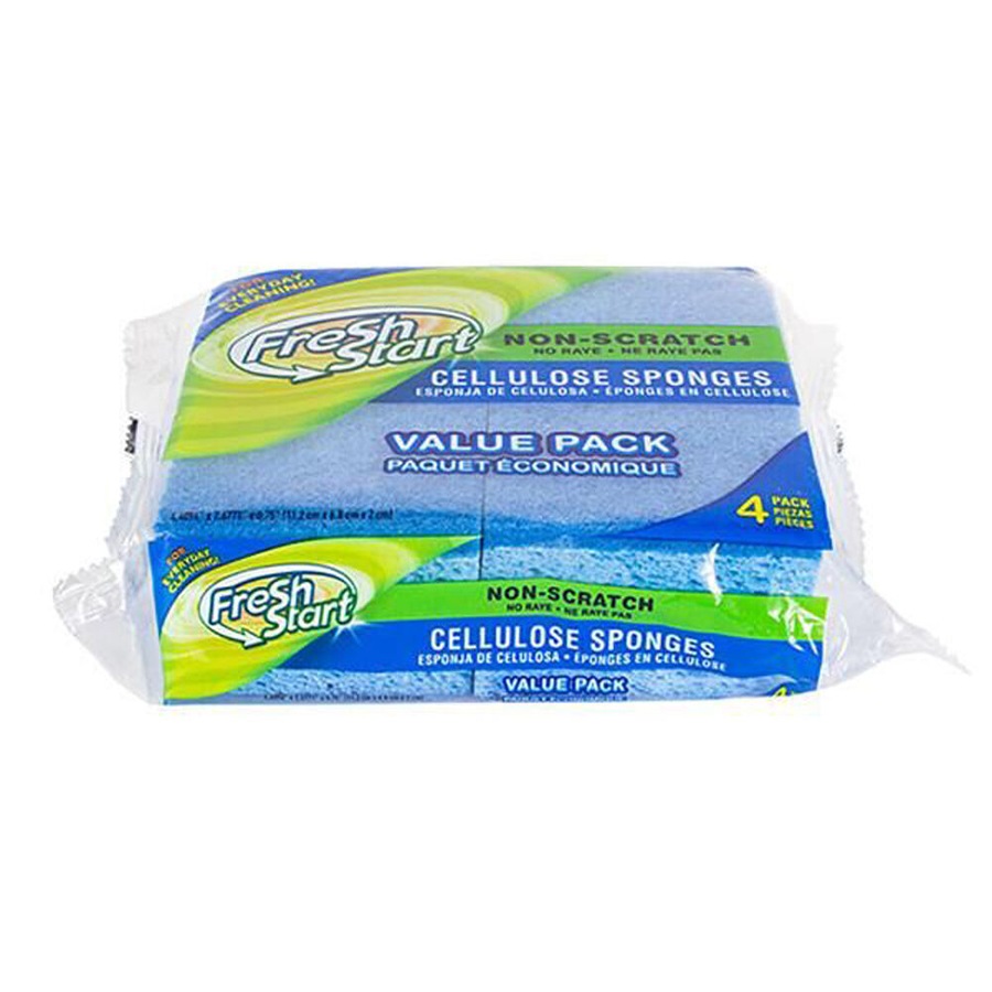 12x 4pc Fresh Start Multipurpose Cleaning Cellulose Sponge Value Pack