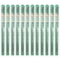 12x Malli 35cm Art And Craft Stainless Steel 5mm Knitting/Crochet Needles - Grey