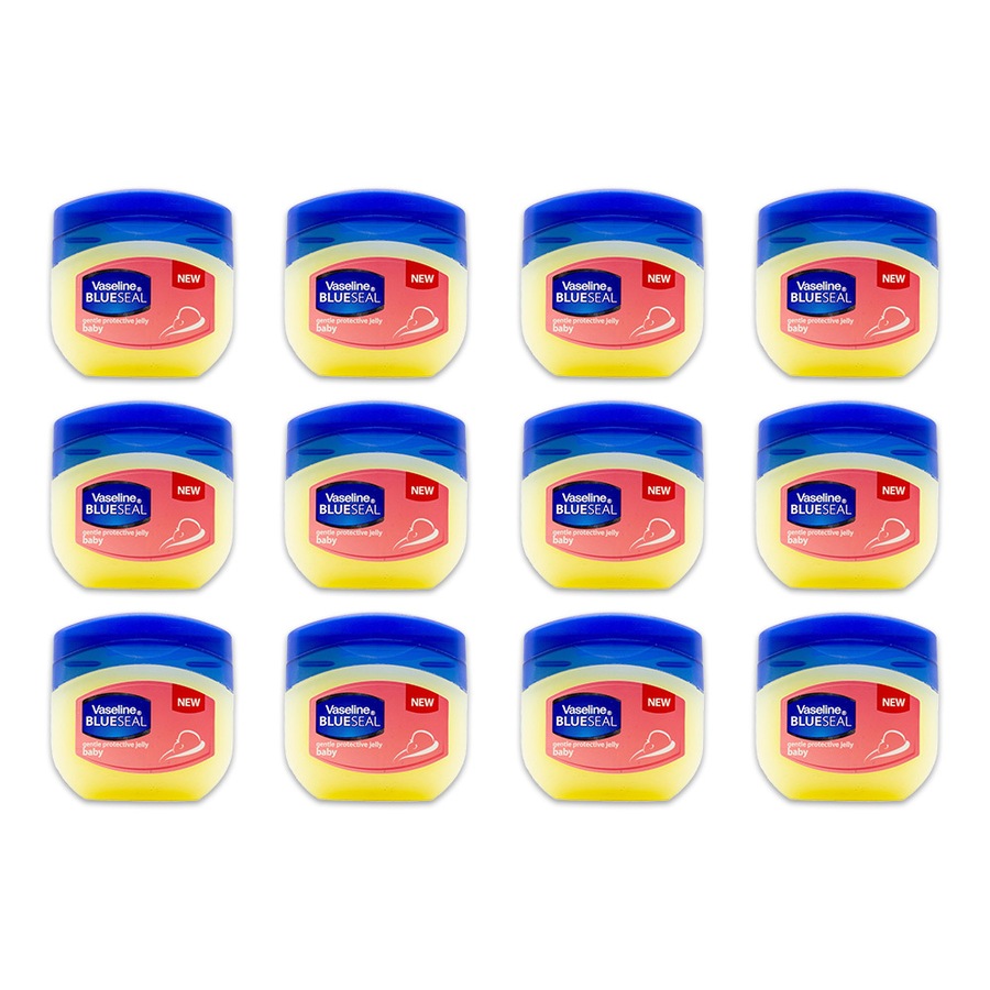 12x Vaseline Blue Seal 50ml Baby Gentle Protective Petroleum Jelly Moisturiser