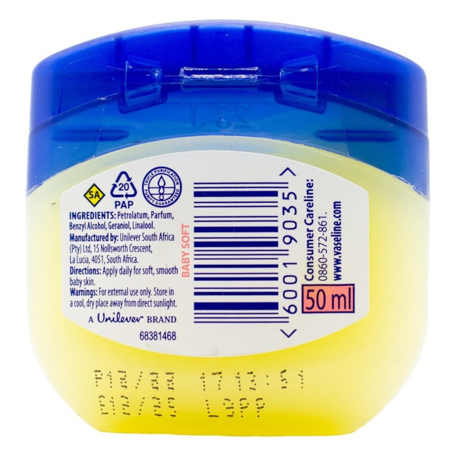 12x Vaseline Blue Seal 50ml Baby Gentle Protective Petroleum Jelly Moisturiser