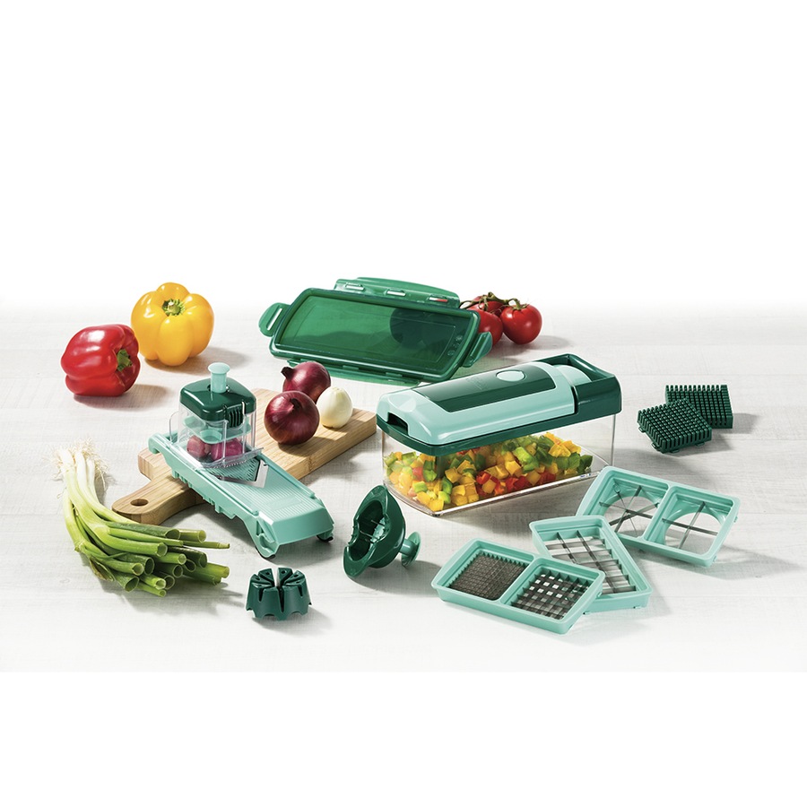 13pc Genius Nicer Dicer Fusion Smart Food Vegetable/Fruit Slicer/Cutter/Chopper