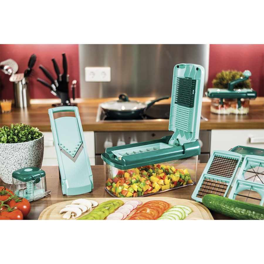 13pc Genius Nicer Dicer Fusion Smart Food Vegetable/Fruit Slicer/Cutter/Chopper