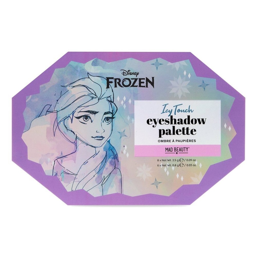 14pc Disney Frozen Icy Touch Pigmented Eyeshadow Makeup Palette Multicoloured