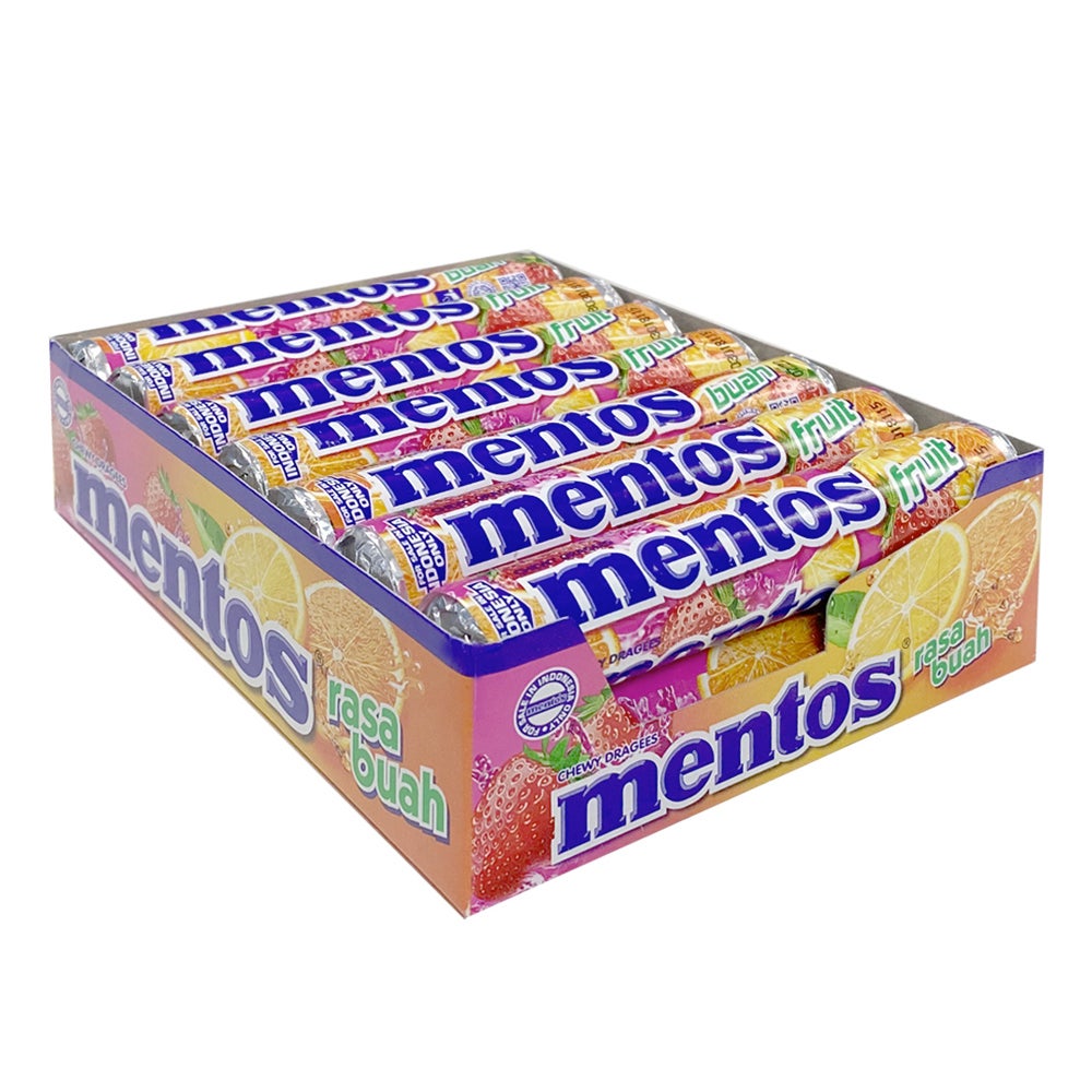 14PK Mentos Candies Roll Fruity Party Confectionery Fruit Candy Treats Pack