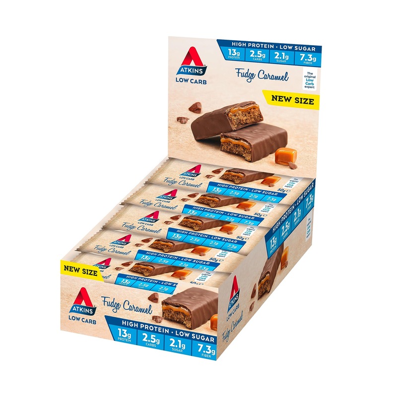 Buy 15pc Atkins Advantage Low Carb Protein Bar Diet Snack Fudge Caramel