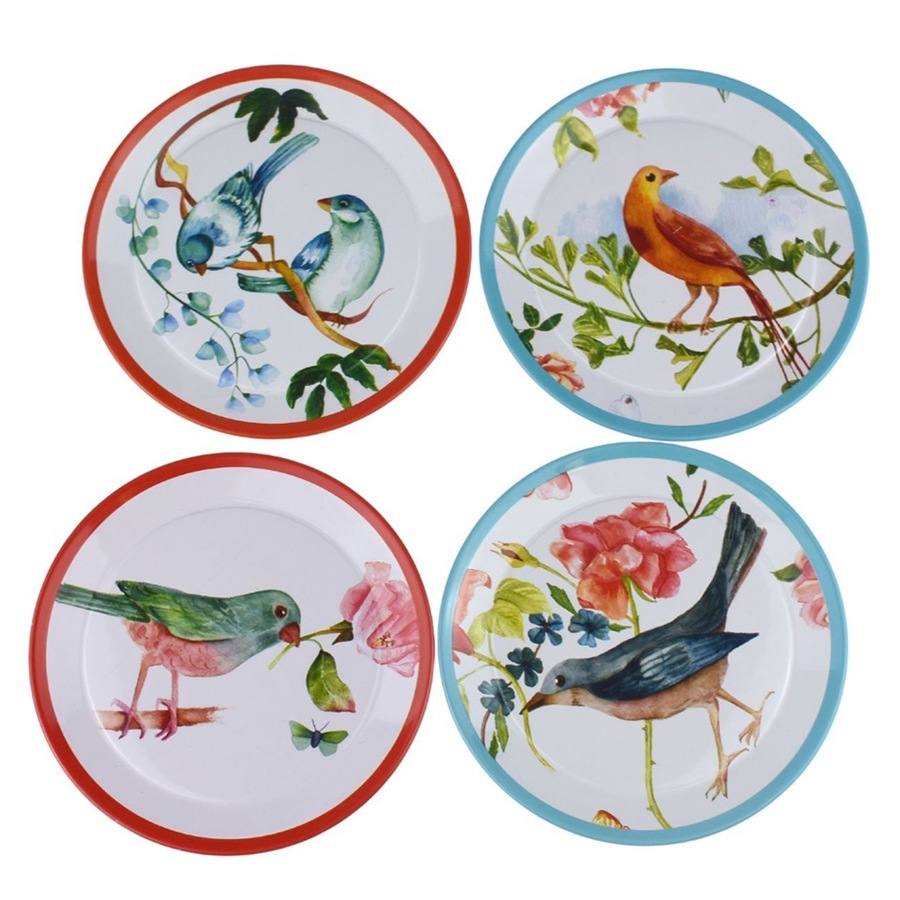 15pc Kaper Kidz Garden Birds Kids/Childrens Play Tin Tea Party Toy Set 3y+