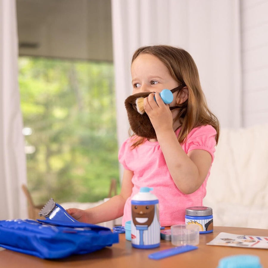 16pc Melissa & Doug Barber Shop Set Kit Childrens Toy Pretend Play 3y+