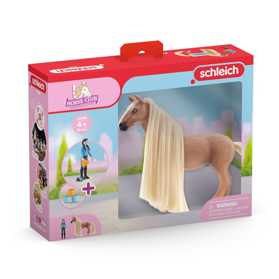 17pc Schleich Kim & Caramelo Horse Action Figure Kids Toy Play Starter Set 3-8y