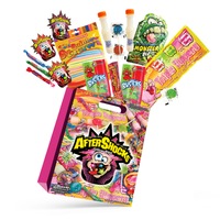 18pc Aftershocks Kids Showbag w/Monster Dip/Sherbet Bottles/Pops/Fruity Chews
