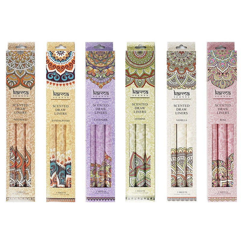 Buy 18pc Karma Scents Scented Draw Liners Assorted Fragrances Home