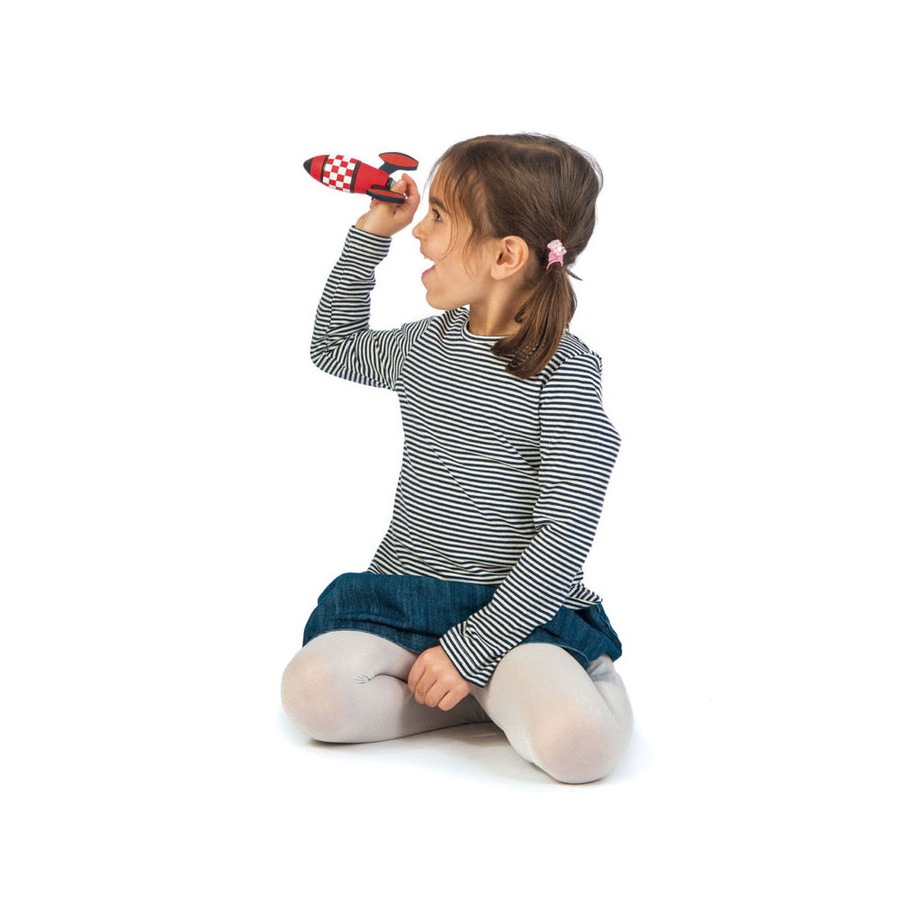 18pc Tender Leaf Toys Rocket Construction Set Kids/Children Wooden Toy 3y+