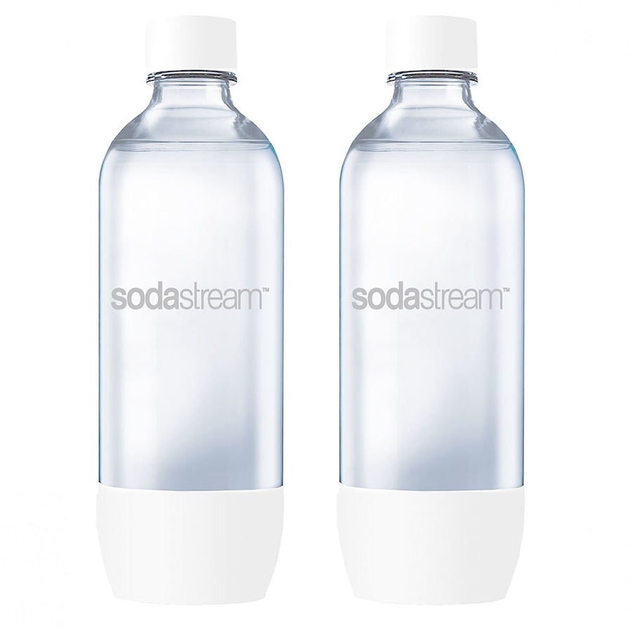 2x SodaStream Carbonating WH 1L Bottle for Drink Maker Source Metal/Play/Spirit