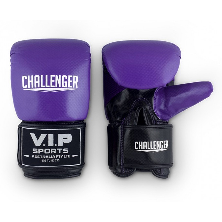 1Pr VIP Sports Fitness Workout Training Punching Bag Mitt Purple/Black