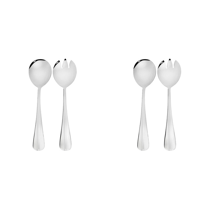Buy 2 x 2pc Wiltshire Baguette Stainless Steel Salad Servers Kitchen