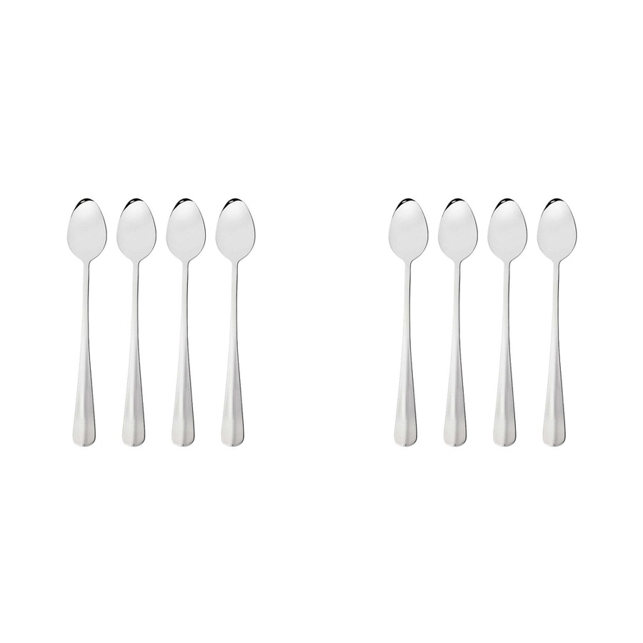 2 x 4pc Wiltshire Baguette Stainless Steel Latte Spoon Kitchen Utensils Set