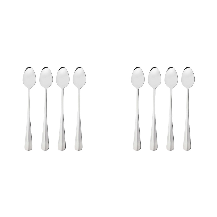 2 x 4pc Wiltshire Baguette Stainless Steel Latte Spoon Kitchen Utensils Set