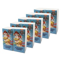20 x10pc Paw Patrow Kids/Children Pocket Travel/Portable Facial Tissues Sheets
