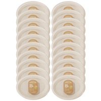 200pc Lemon & Lime Eco-Friendly/Biodegradable Disposable 26cm Oval Plate Natural