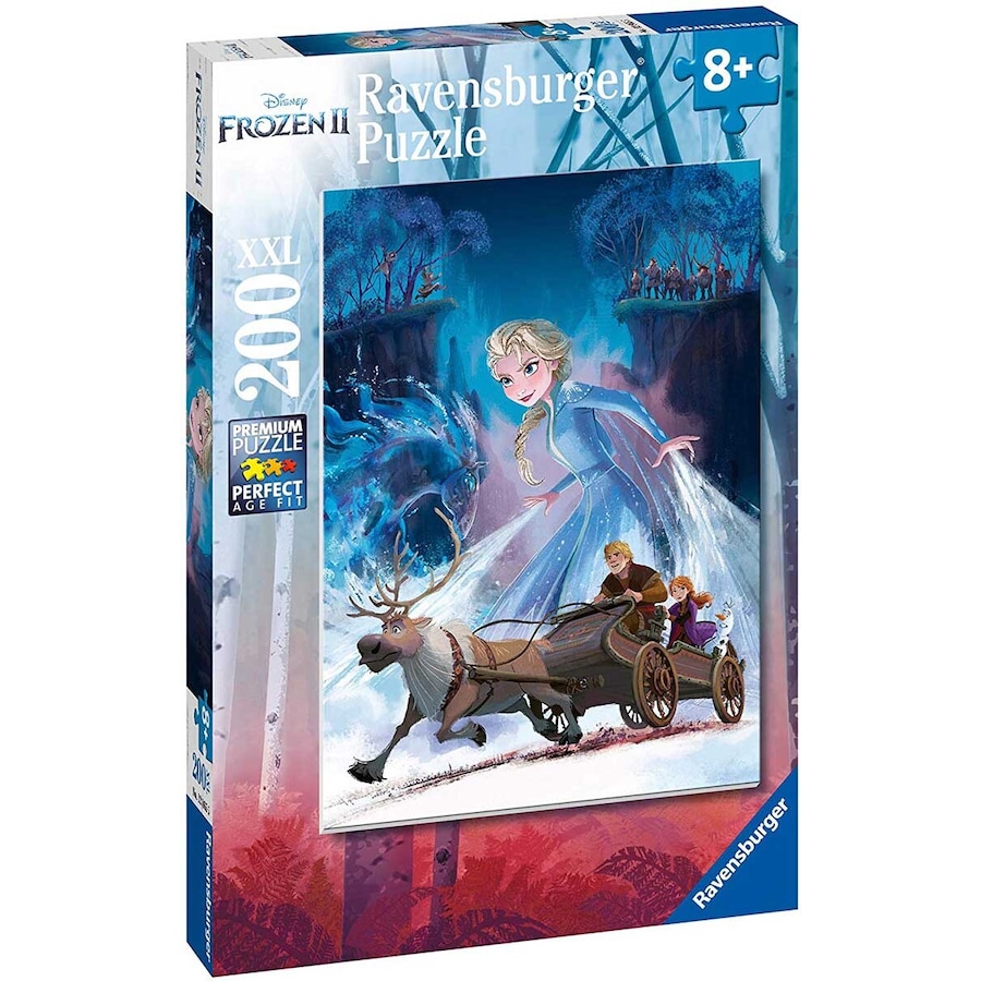 200pc Ravensburger Frozen 2 The Mysterious Forest Family Jigsaw Puzzle 8y+