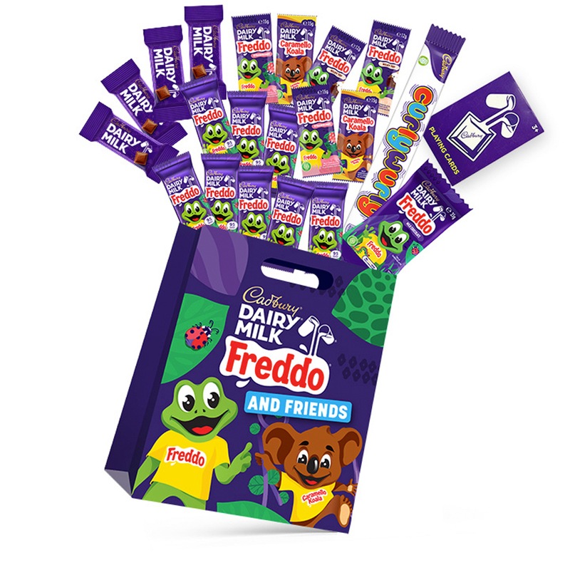 Buy 20pc Cadbury Dairy Milk Freddo & Friends Showbag Confectionery