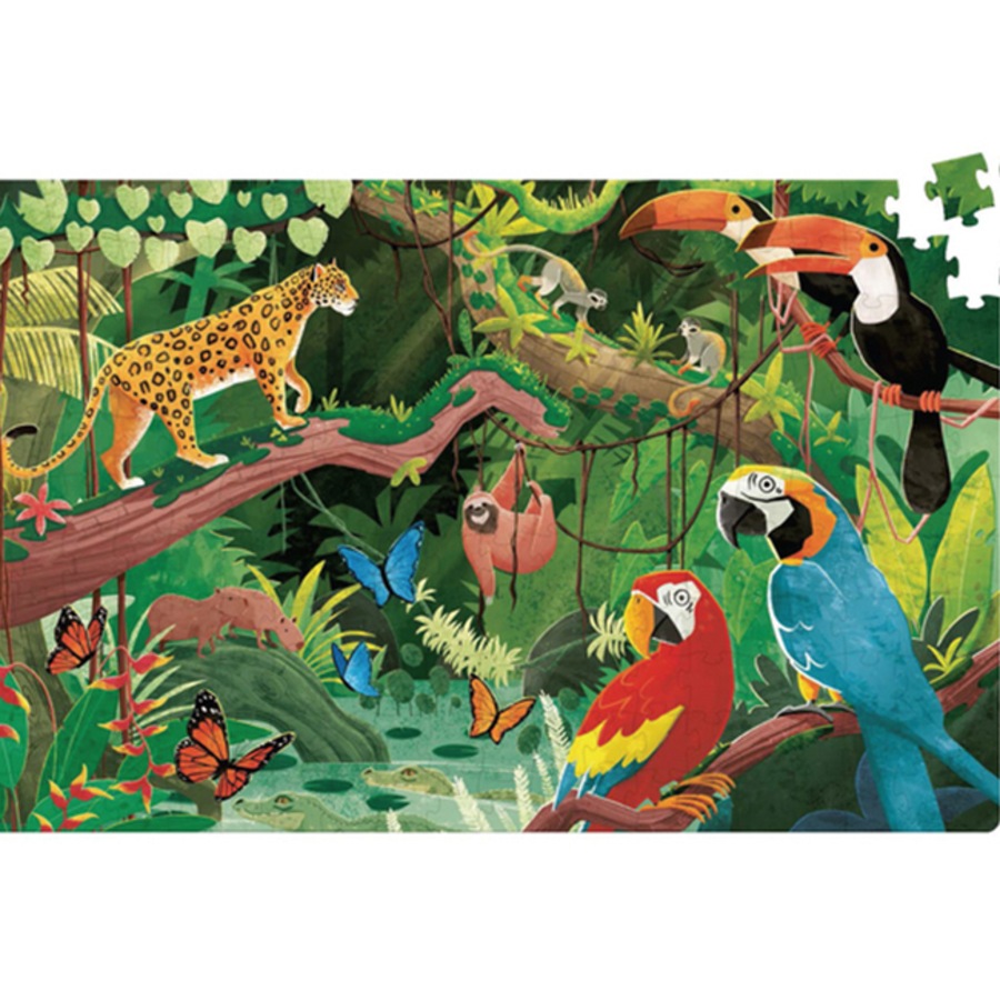 220pc Sassi Junior Save the Planet The Amazon Jigsaw Puzzle & Book Set Kids 6y+