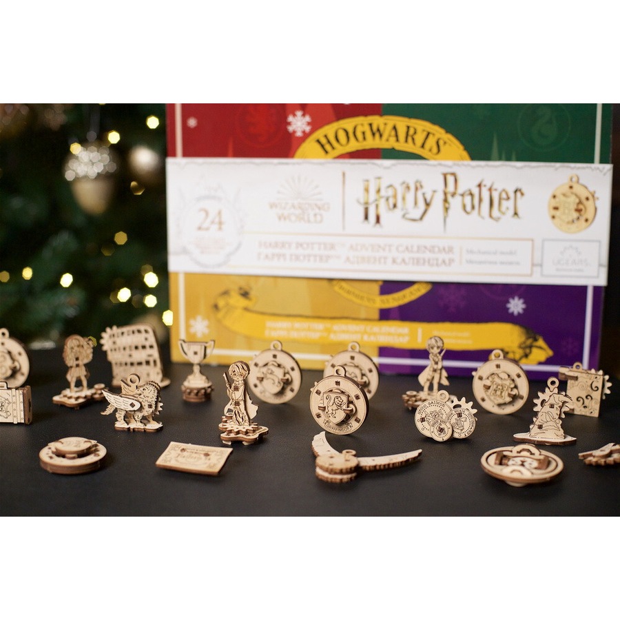 247pc Ugears Harry Potter Advent Calendar DIY Kit Wooden 3D Puzzle/Model Set 14+