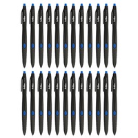 24pc Artline Supreme 1.0mm Ball Point Pen Writing School Ballpoint Draw Pens BL