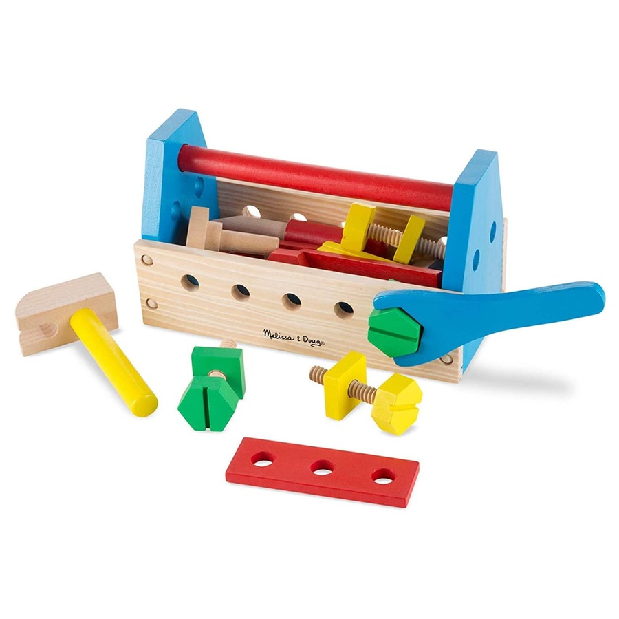 Buy 24pc Melissa & Doug Wooden Toys Take-Along Tool Kit Play Set Kids ...
