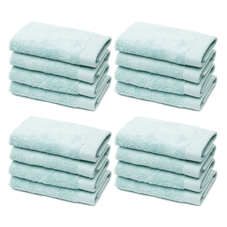24pc Morrissey Australian Cotton 650GSM Premium Face Towel Set Eucalyptus