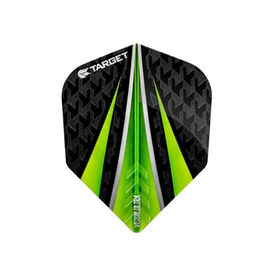 24pc Target Vision Ultra Dart 3-Flights Standard Tail/Wing Accessory Set Green
