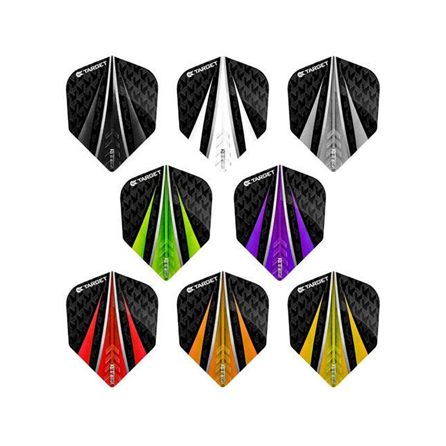 24pc Target Vision Ultra Dart 3-Flights Standard Tail/Wing Accessory Set Green