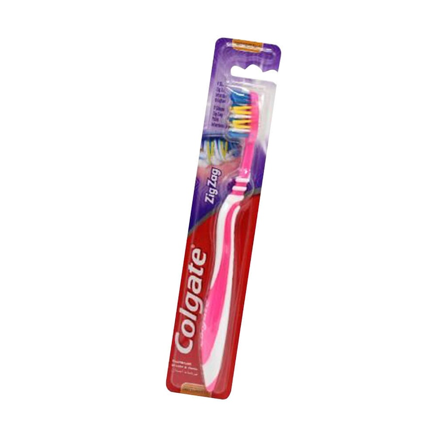 24PK Colgate ZigZag Soft Toothbrush Assorted Dental Oral Teeth Cleaning Care