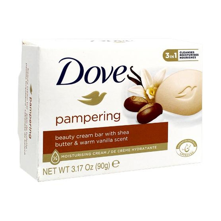 24PK Dove Bath/Shower/Hand Wash Cleansing Soap Bar 90g Shea Butter