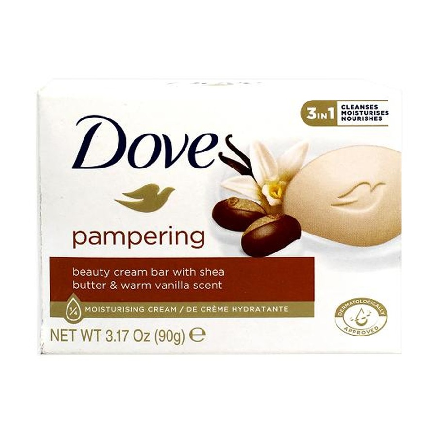 24PK Dove Bath/Shower/Hand Wash Cleansing Soap Bar 90g Shea Butter