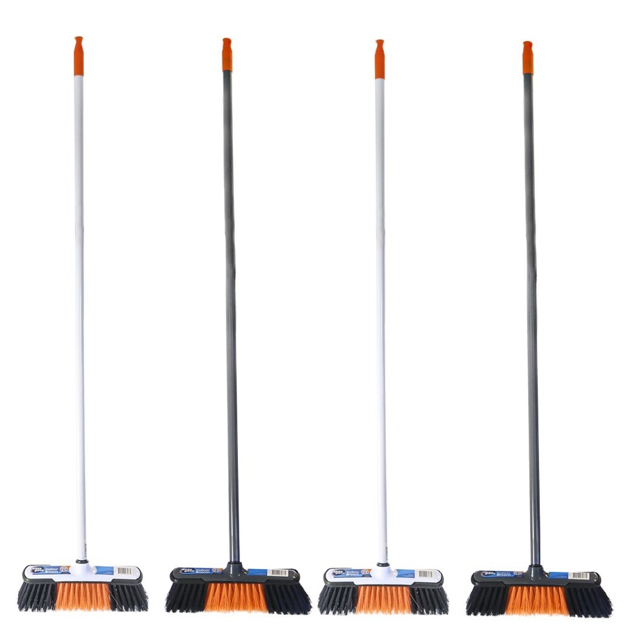 24x Boxsweden Essentials Indoor Broom Sweeper w/ Handle Floor Cleaner Assorted