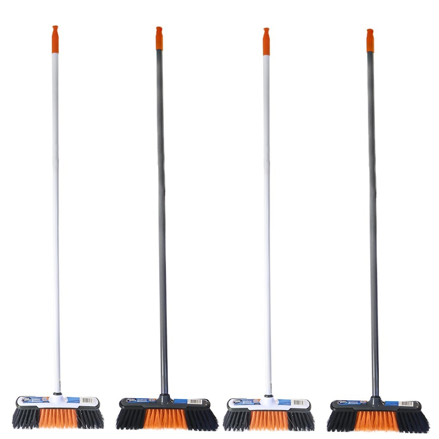 24x Boxsweden Essentials Indoor Broom Sweeper w/ Handle Floor Cleaner Assorted