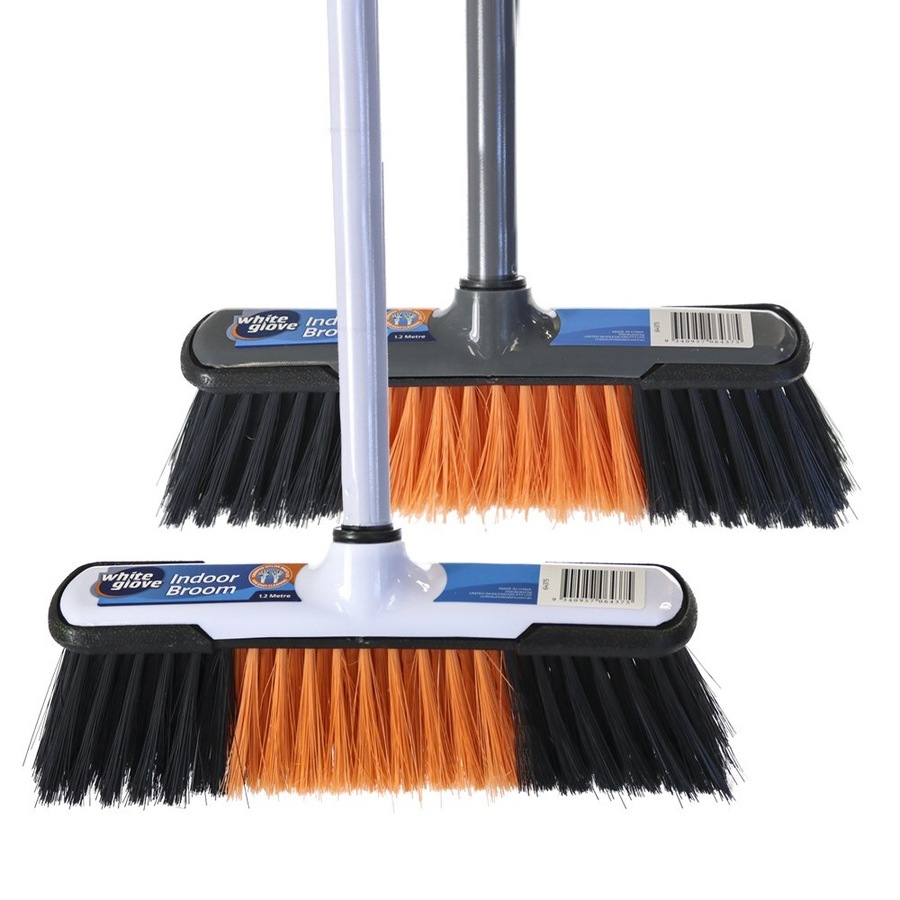 24x Boxsweden Essentials Indoor Broom Sweeper w/ Handle Floor Cleaner Assorted