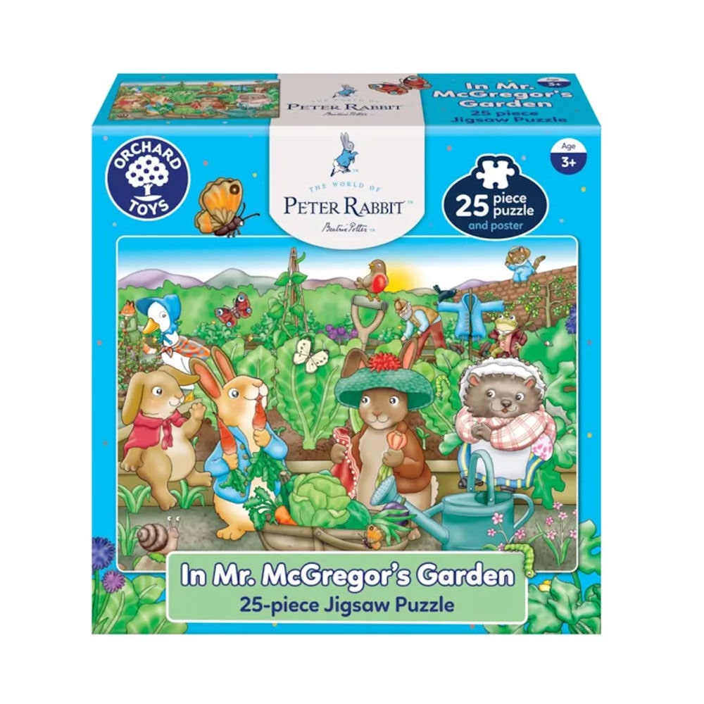 Buy 25pc Orchard Toys Peter Rabbit Mr McGregors Garden Puzzle Kids ...