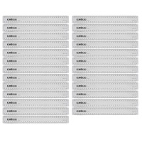 25PK Celco 30cm Metric Plastic Ruler School Art/Craft Stationery Drawing Clear