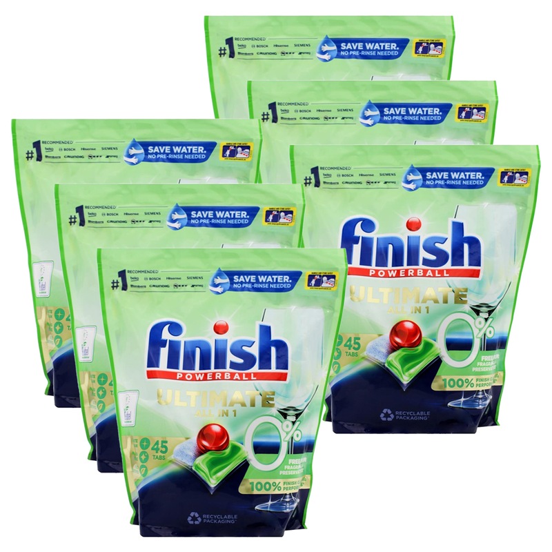 Buy 270pc Finish Powerball 0 Dishwashing Machine Tablets Ultimate All