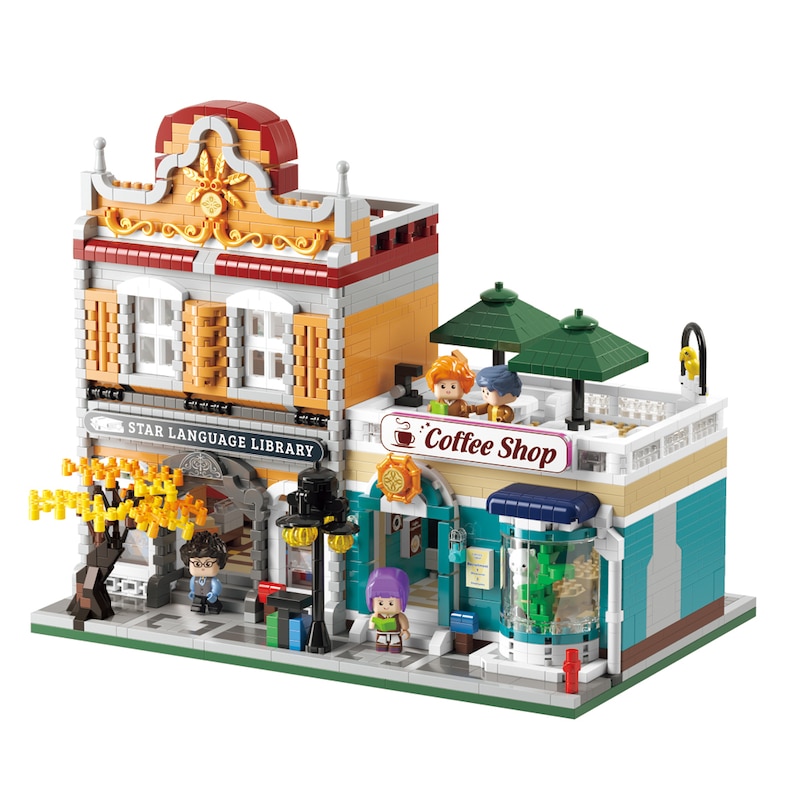 Buy 2960pc Koco Library Building Blocks Micro Bricks Kids DIY Assemble ...