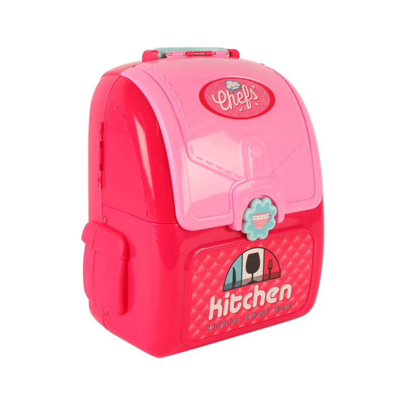 Buy 29pc Toys For Fun 27x24cm Plastic Backpack Kitchen Box Set Kids