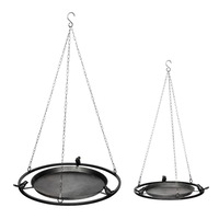 2pc Bird 60cm Tree Hanging Feeding Station Zinc Home/Yard Garden Outdoor Decor