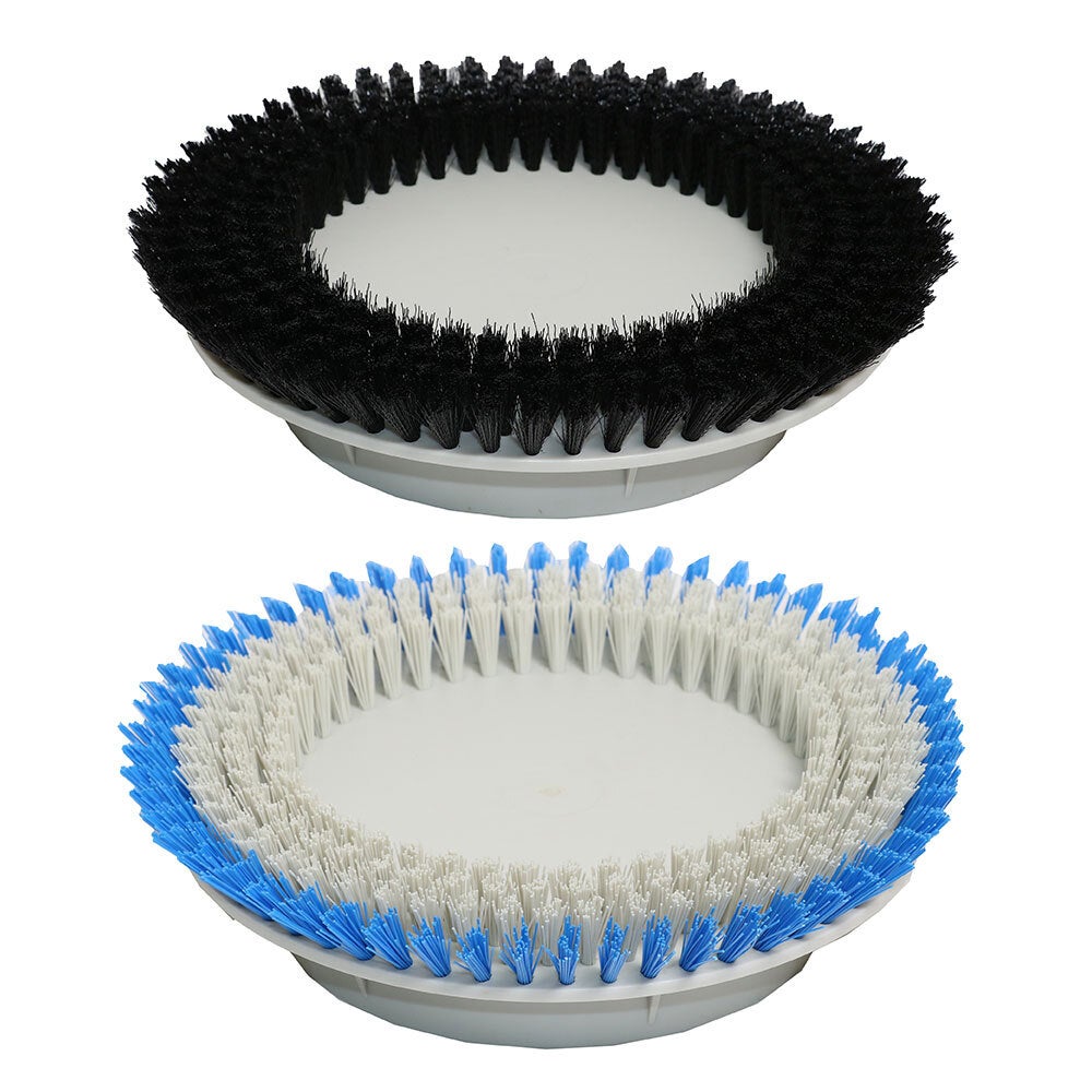 2pc Cleanstar 15" Soft/Hard Brush Replacement for Orbital Floor Polisher/Cleaner