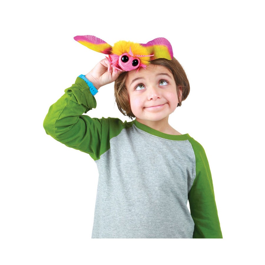 2pc Folkmanis Mini Rosy Maple Moth Finger Puppet Kids/Children Toy Pink 3y+