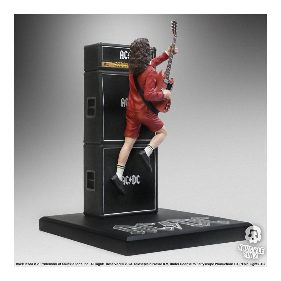 2pc AC/DC Angus & Malcolm Young Rock Iconz 1:9 Statue Collectable