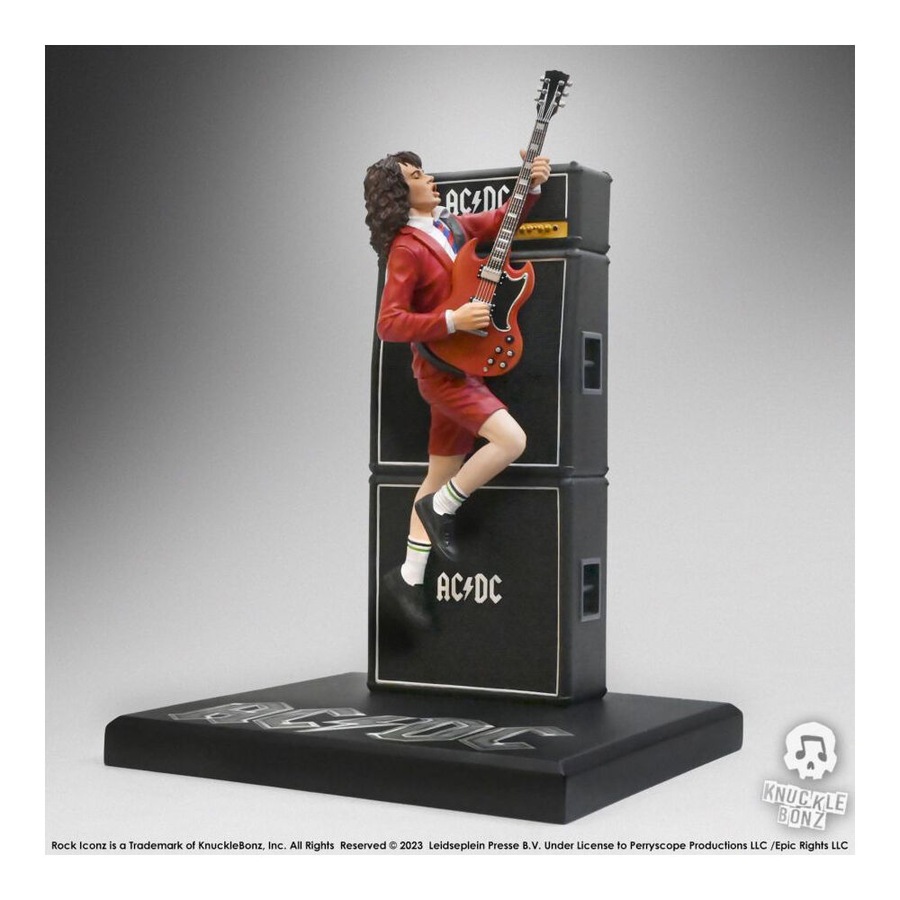 2pc AC/DC Angus & Malcolm Young Rock Iconz 1:9 Statue Collectable